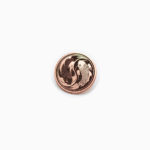 Yin Yang Koi Fish Copper Pin