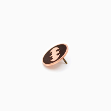 Classic Batman Copper Pin Side View