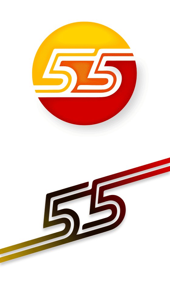 Carlos Sainz 55 Logo Graphic